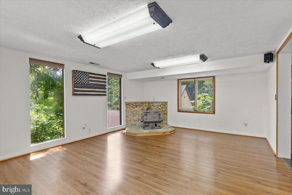 Empty room, Interior, Wood Texture Flooring