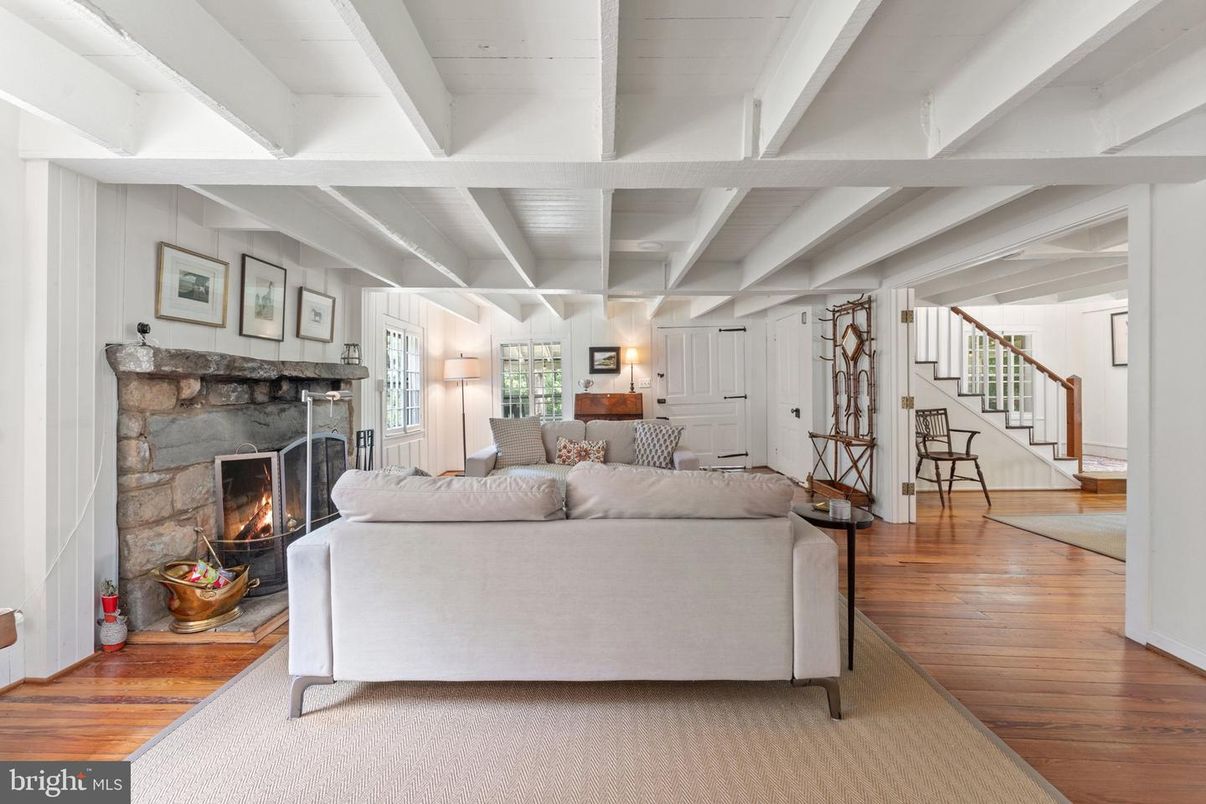 Fireplace, Interior, Living room, Wood Texture Flooring
