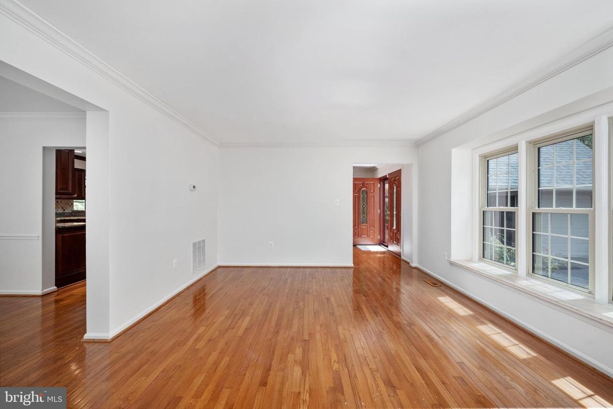 Empty room, Interior, Wood Texture Flooring