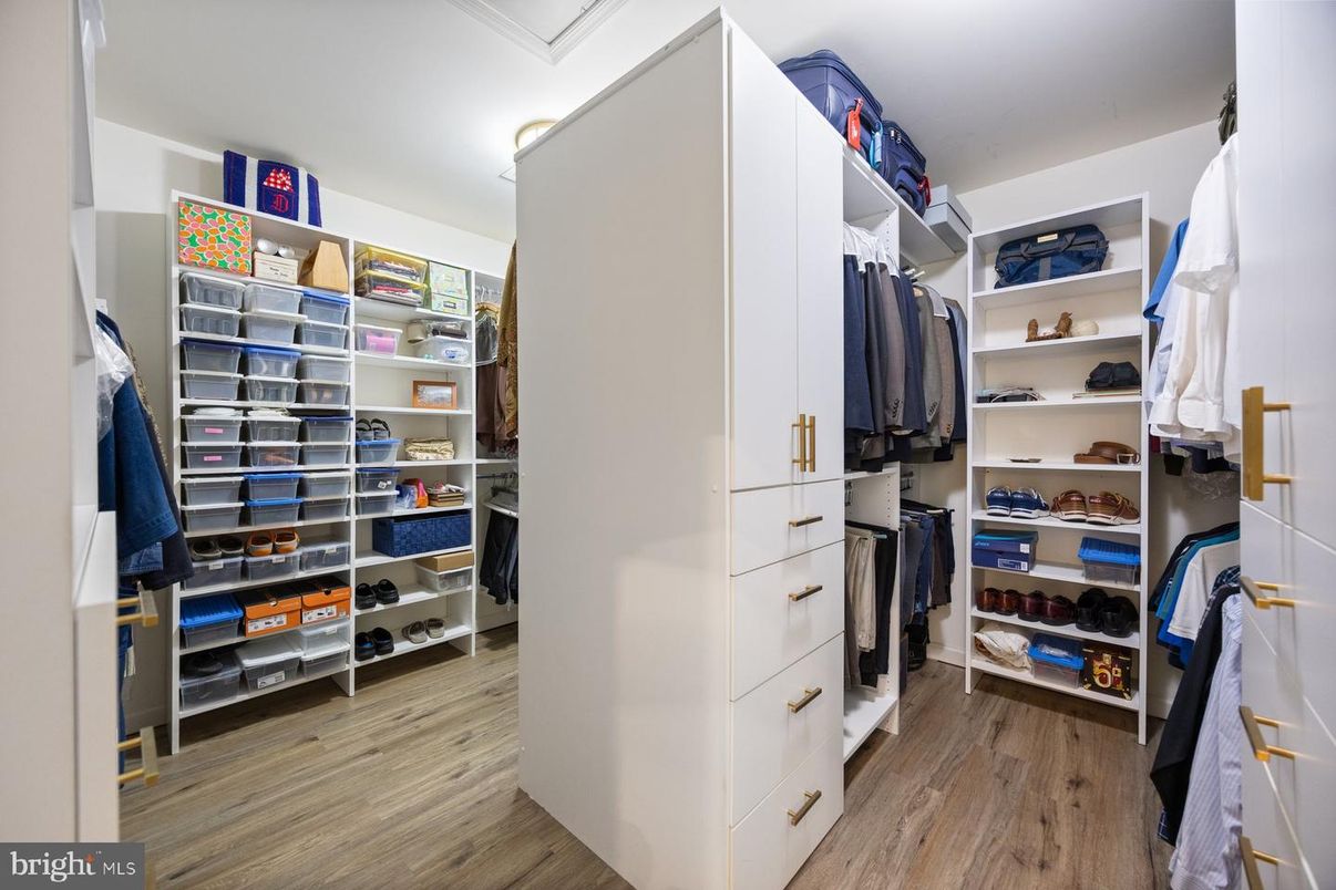 Interior, Walk-in Closets, Wood Texture Flooring