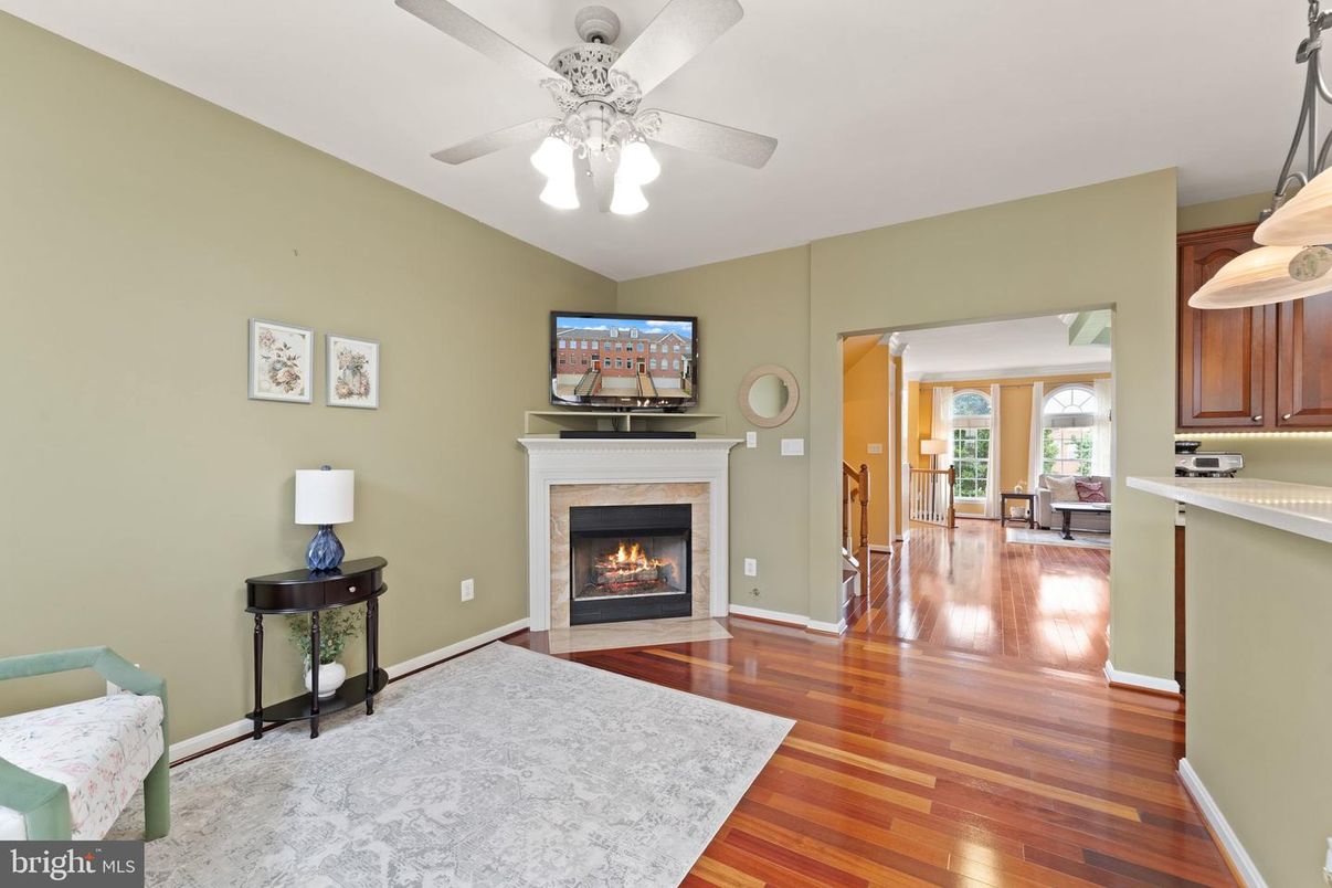 Fireplace, Interior, Wood Texture Flooring