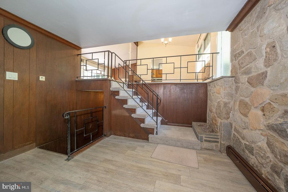 Interior, Stone Walls, Wood Texture Flooring, Wooden Walls