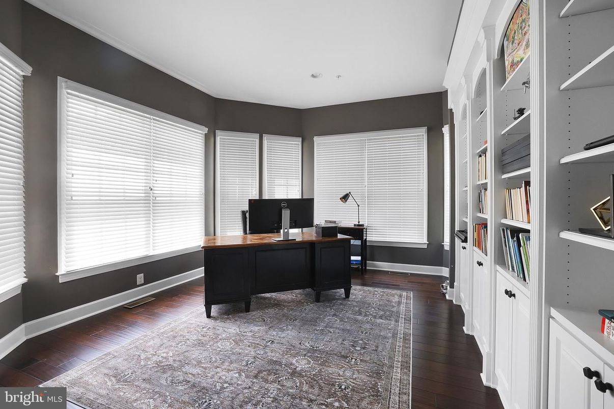 Home Office, Interior, Wood Texture Flooring