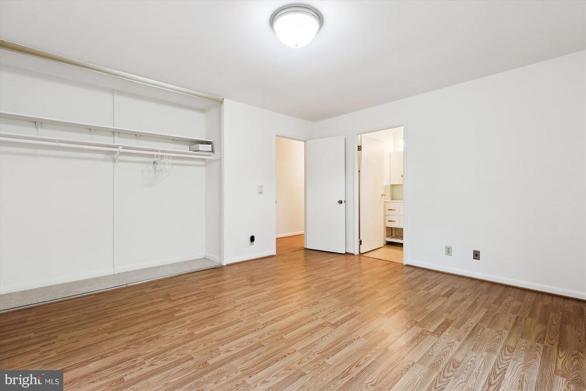 Empty room, Interior, Walk-in Closets, Wood Texture Flooring