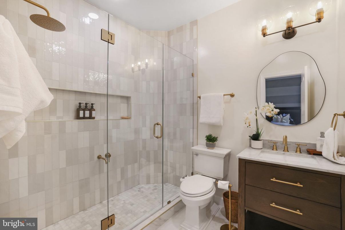 Bathroom, Glass Shower, Interior