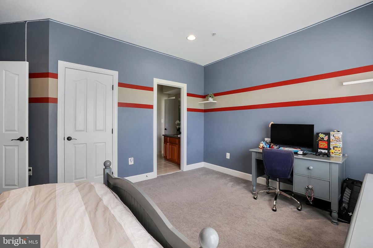 Bedroom, Home Office, Interior, Recessed Lighting