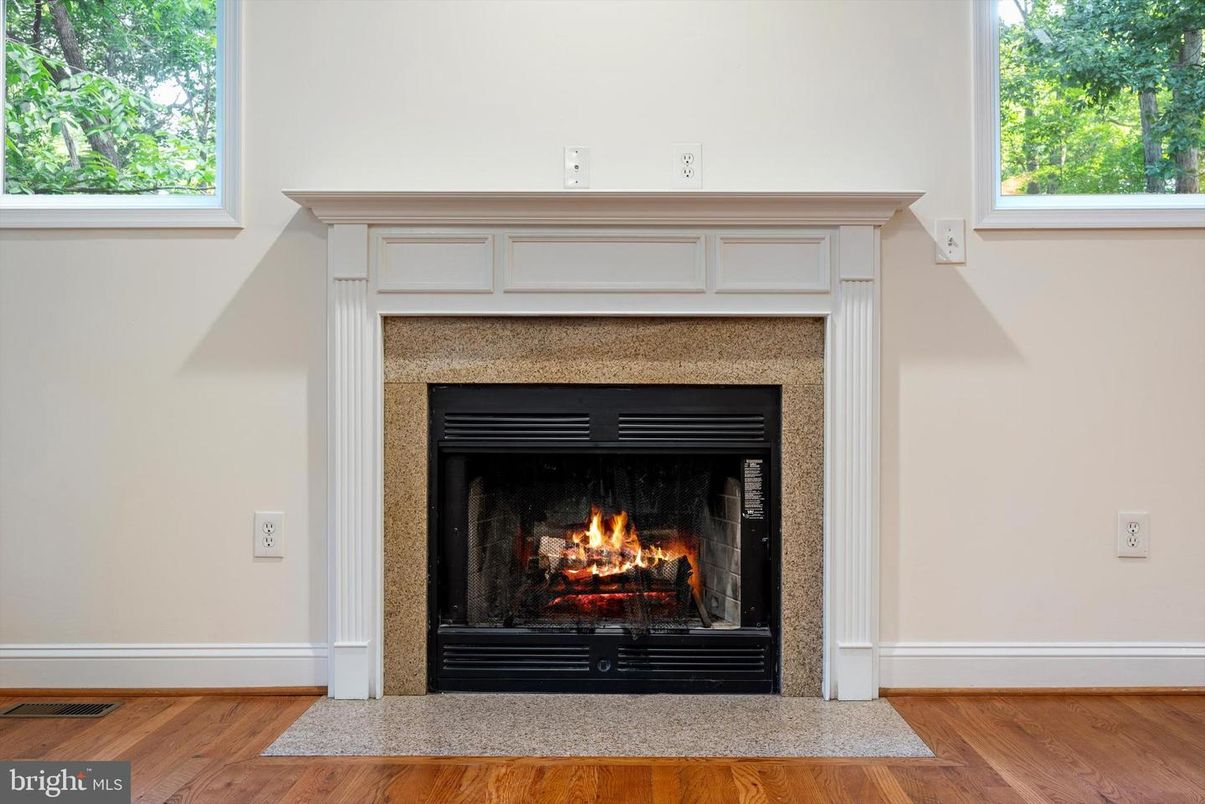 Fireplace, Interior, Wood Texture Flooring