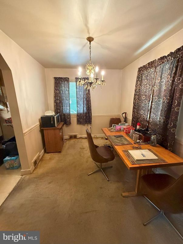 Chandelier, Home Office, Interior