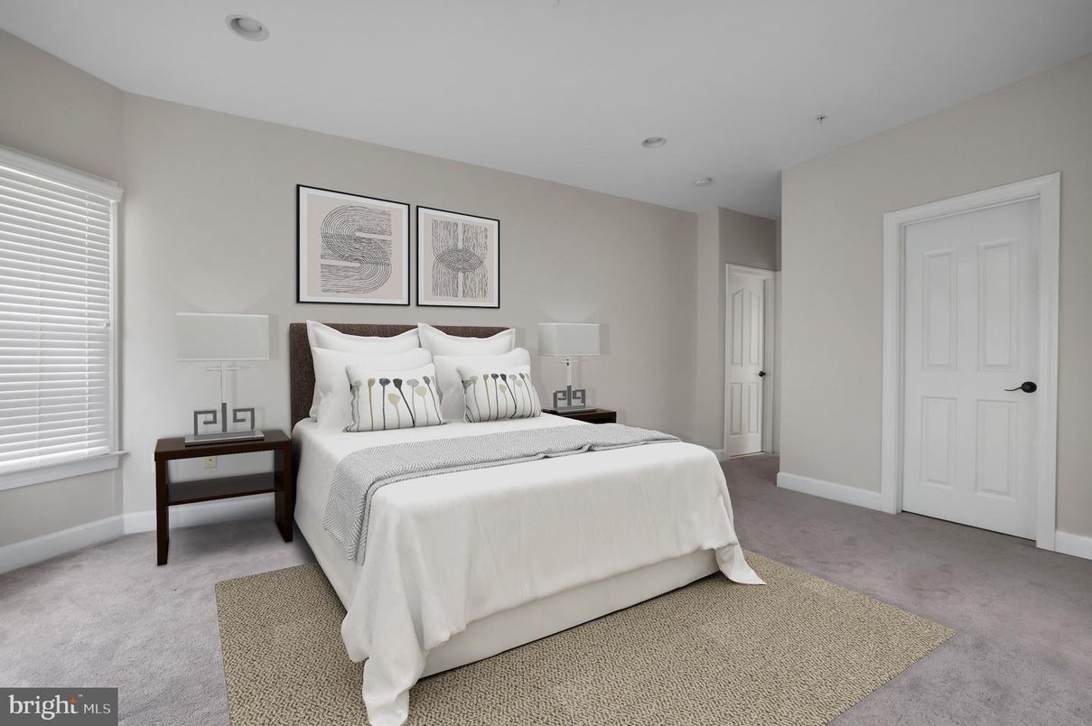 Bedroom, Interior, Recessed Lighting