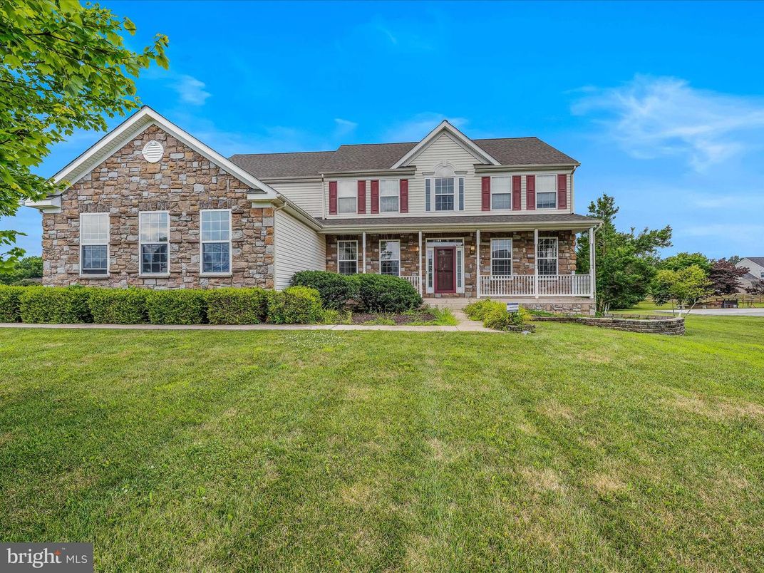 Backyard, Exterior, Facade, Brick Traditional