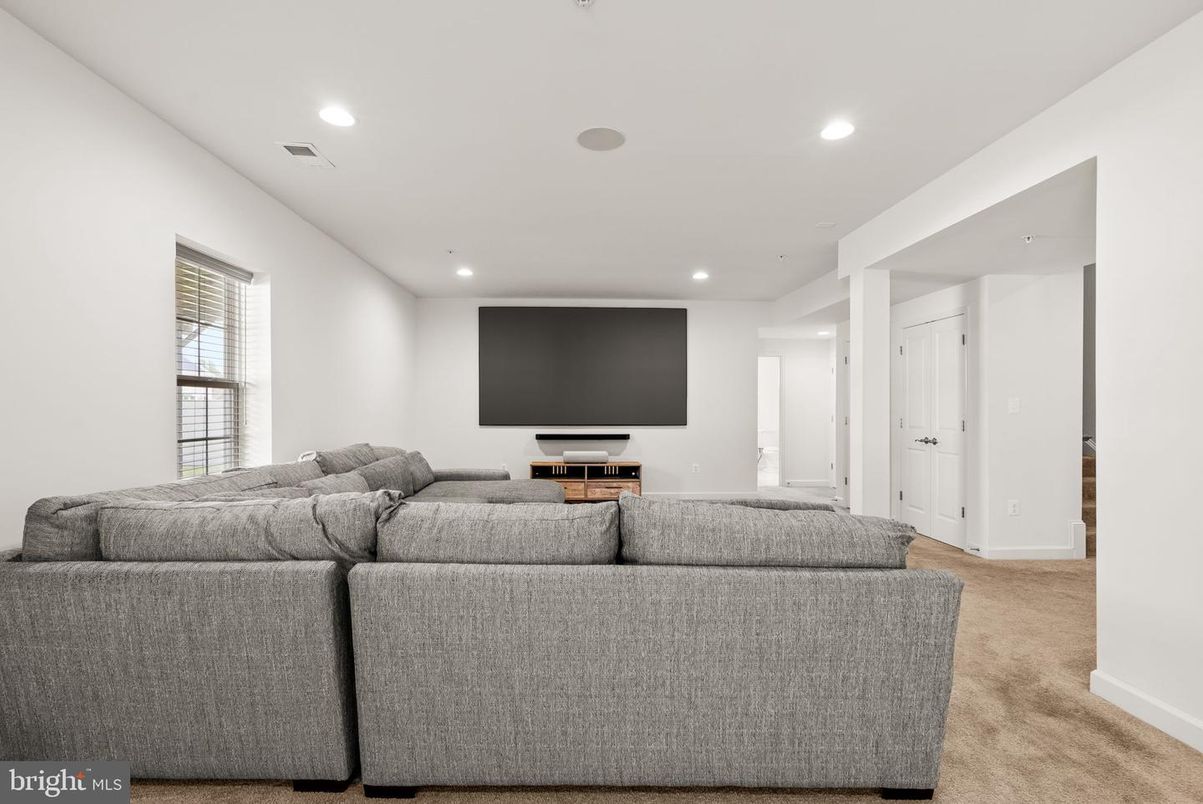 Interior, Living room, Recessed Lighting