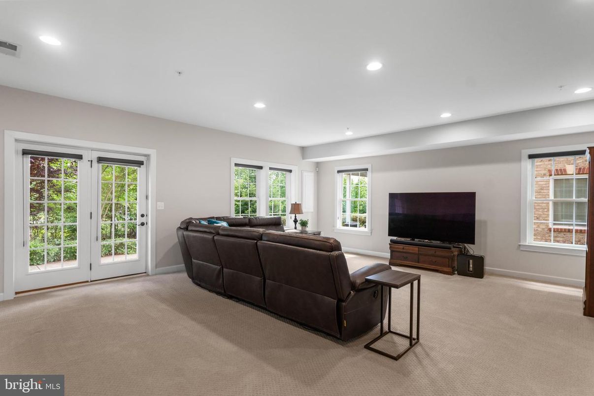 Interior, Living room, Recessed Lighting
