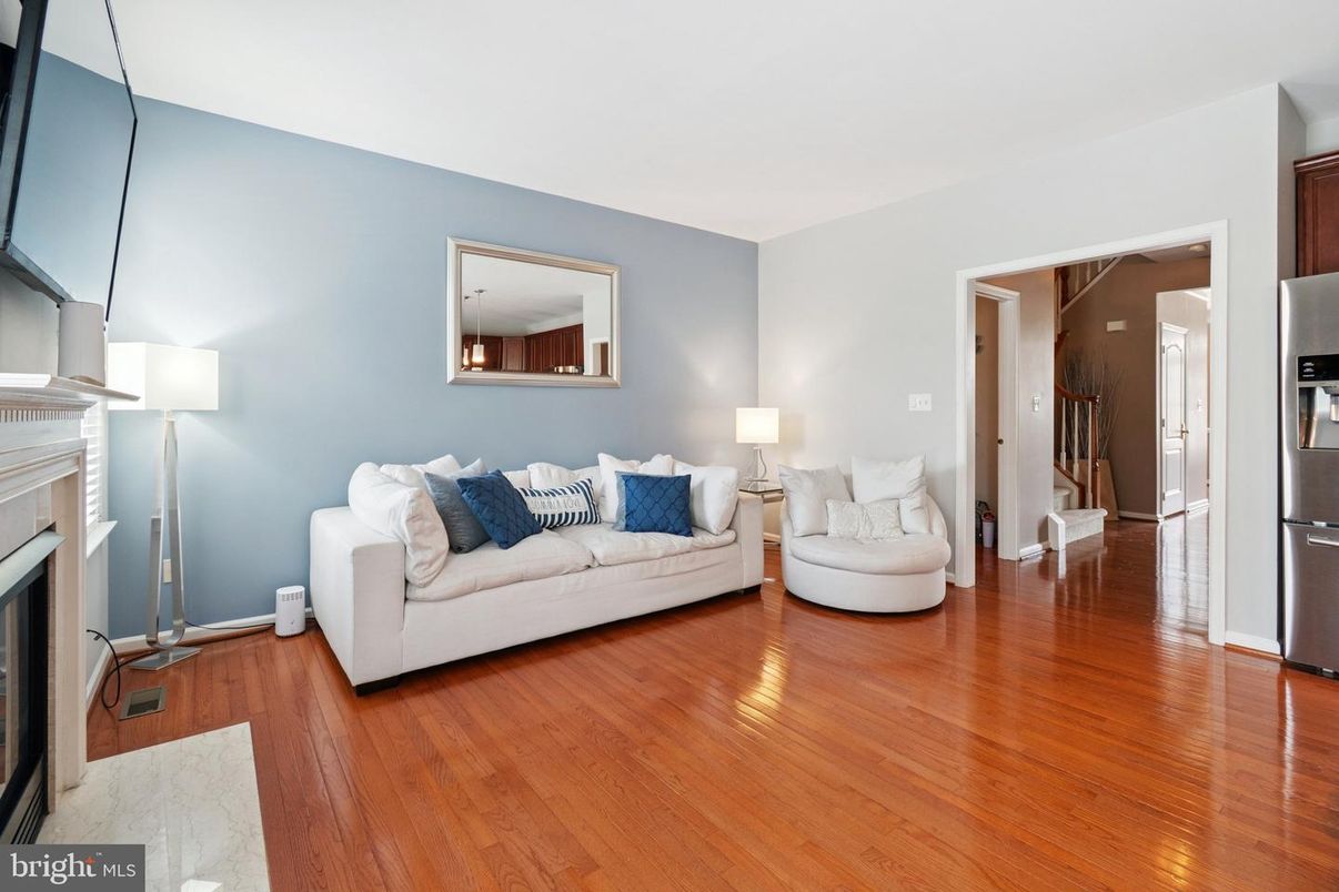 Fireplace, Interior, Wood Texture Flooring