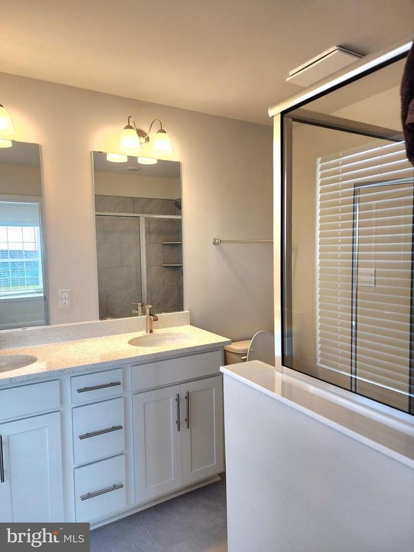Bathroom, Dual Sink Vanities, Glass Shower, Interior, Water