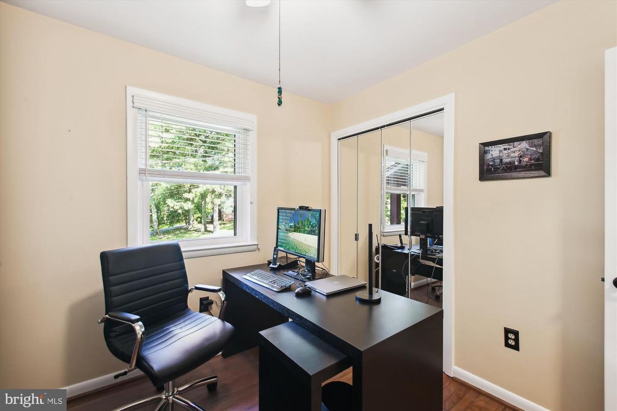 Home Office, Interior, Wood Texture Flooring