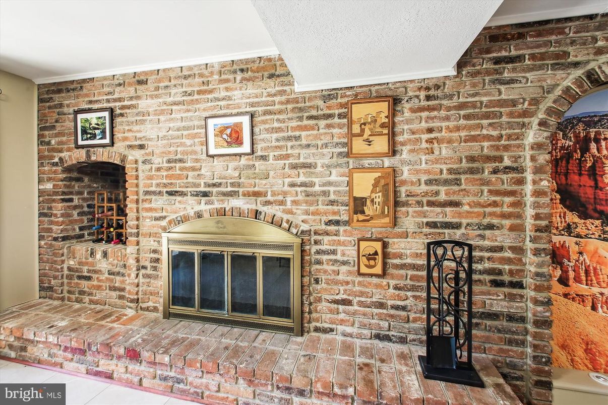 Fireplace, Interior, Stone Walls
