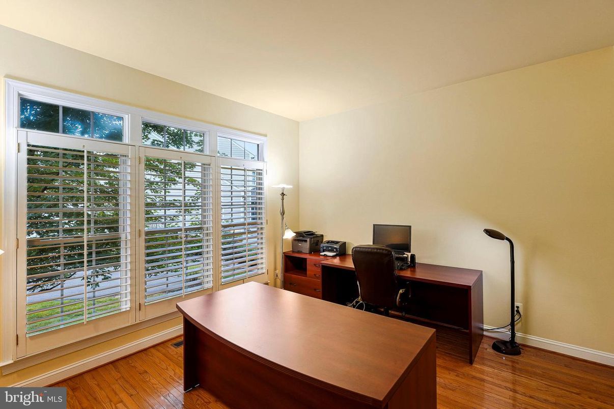 Home Office, Interior, Wood Texture Flooring