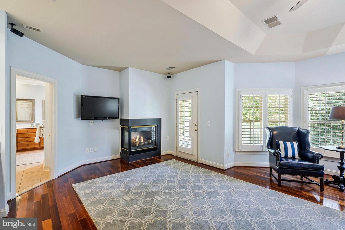 Fireplace, Interior, Wood Texture Flooring