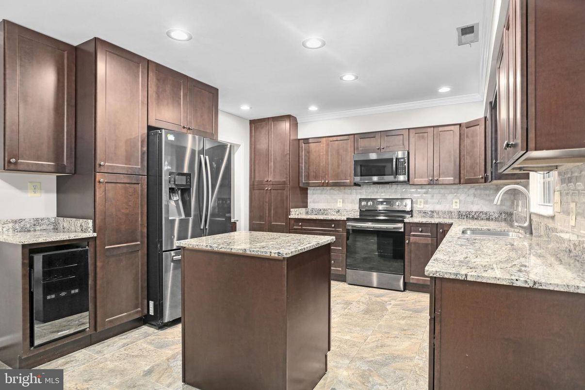 Interior, Kitchen, Recessed Lighting, Stainless Steel Appliances