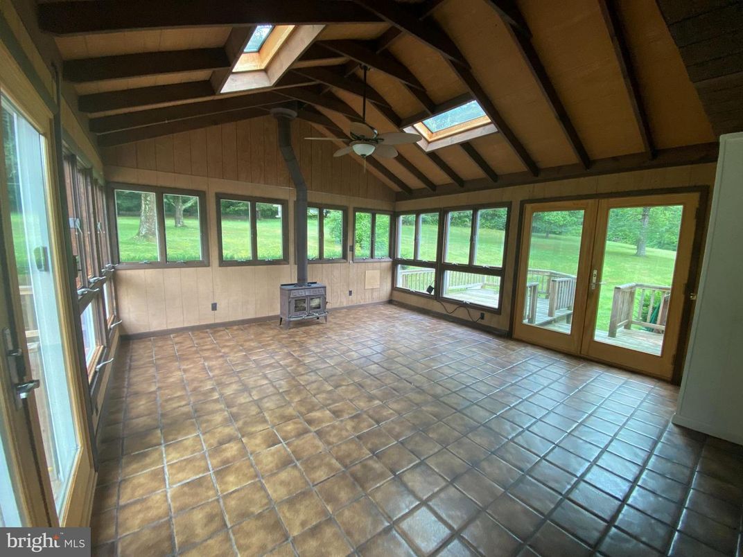 Interior, Sun Room, Wooden Beams, Wooden Ceilings