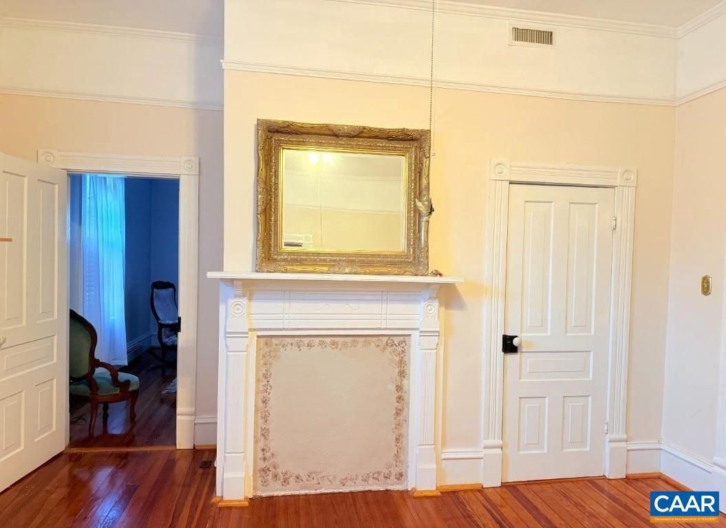 Fireplace, Interior, Wood Texture Flooring