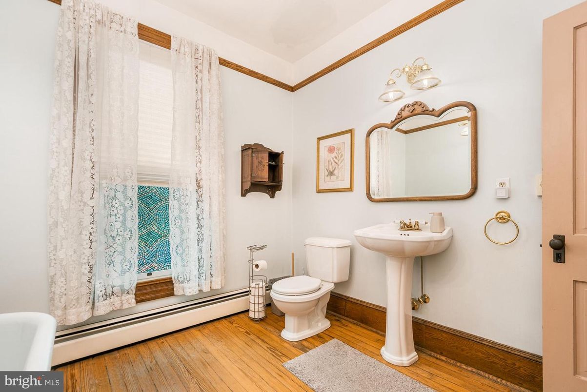 Bathroom, Interior, Wood Texture Flooring
