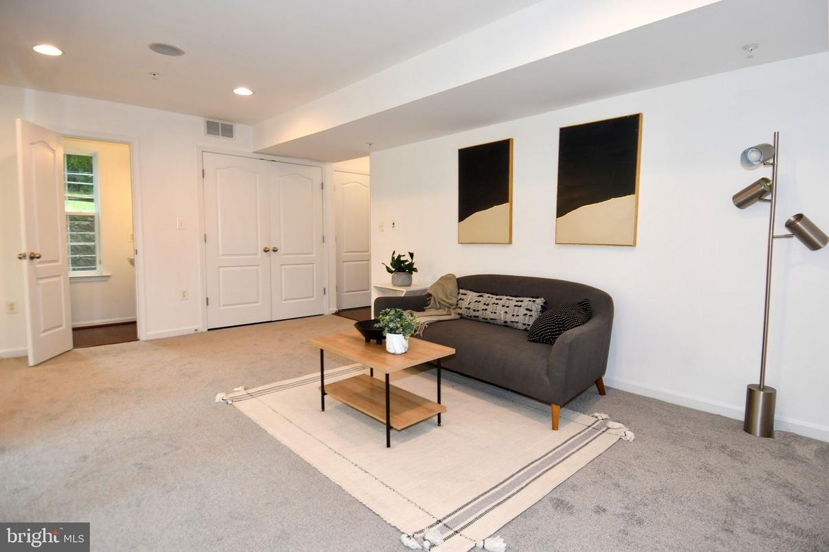 Interior, Living room, Recessed Lighting