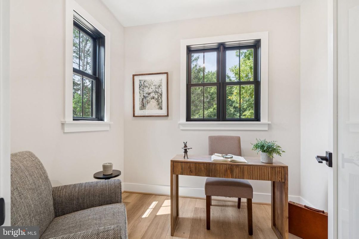 Home Office, Interior, Wood Texture Flooring