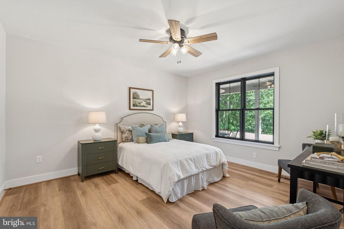 Bedroom, Interior, Wood Texture Flooring