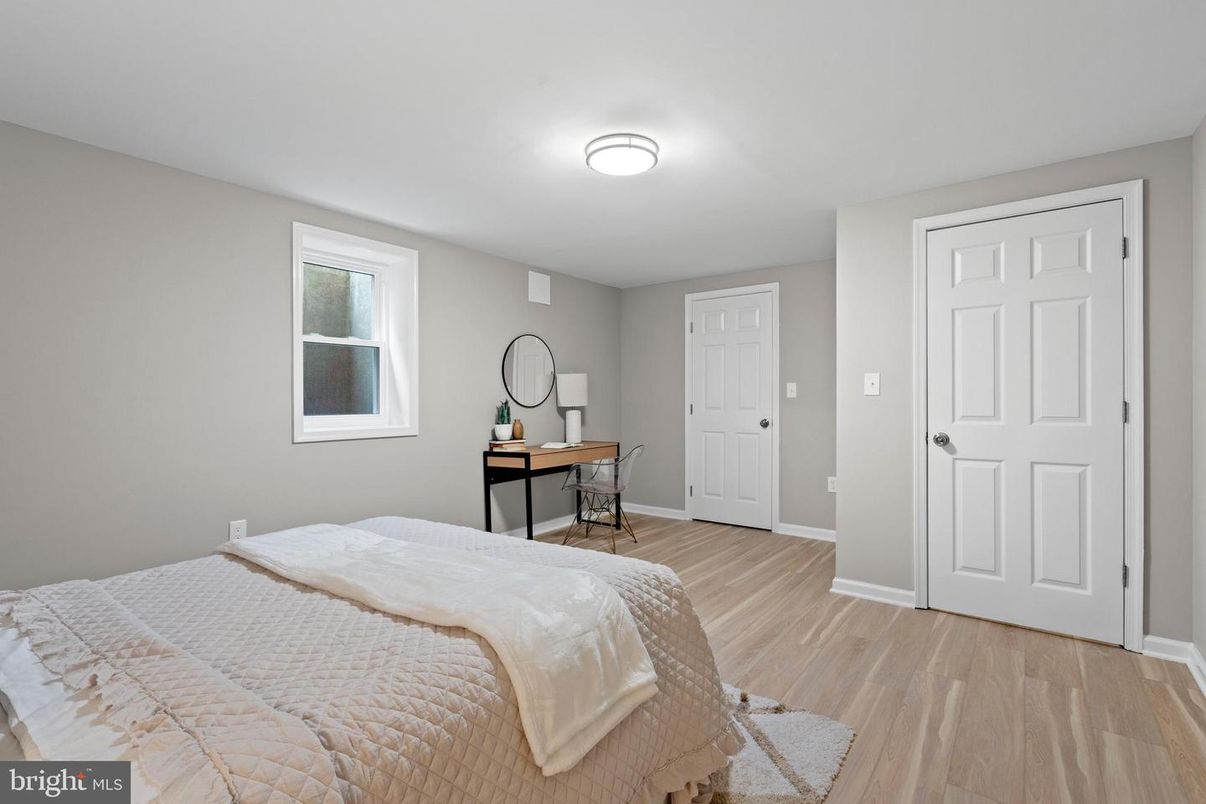 Bedroom, Home Office, Interior, Wood Texture Flooring
