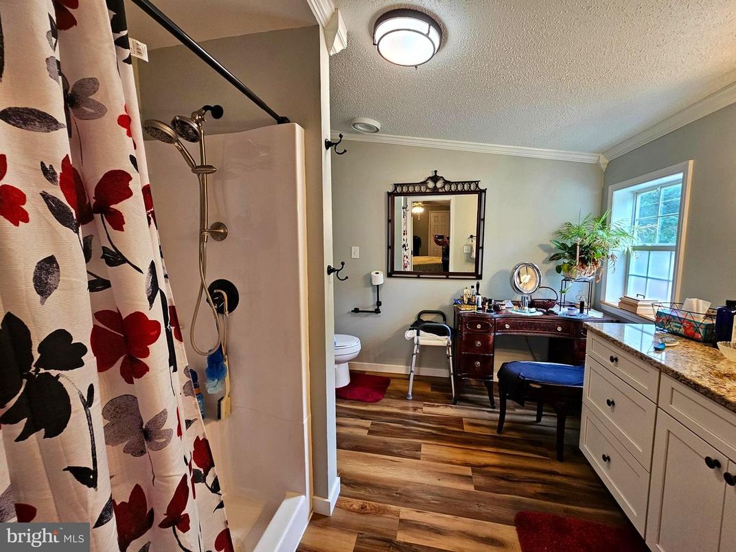 Bathroom, Interior, Wood Texture Flooring