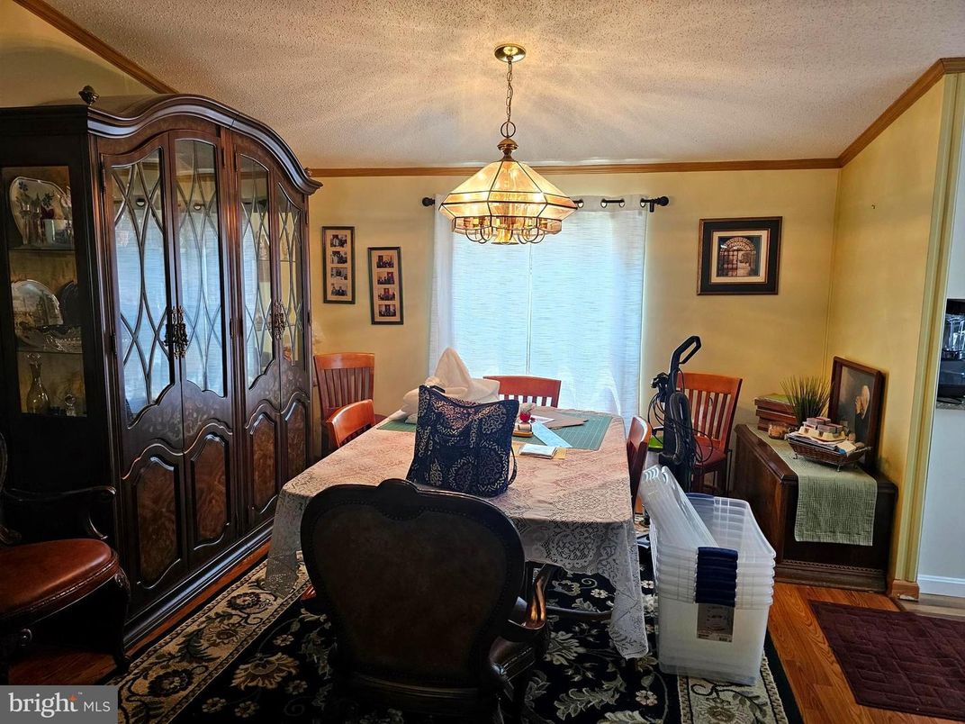 Chandelier, Dining room, Interior, Pendant Lights, Wood Texture Flooring
