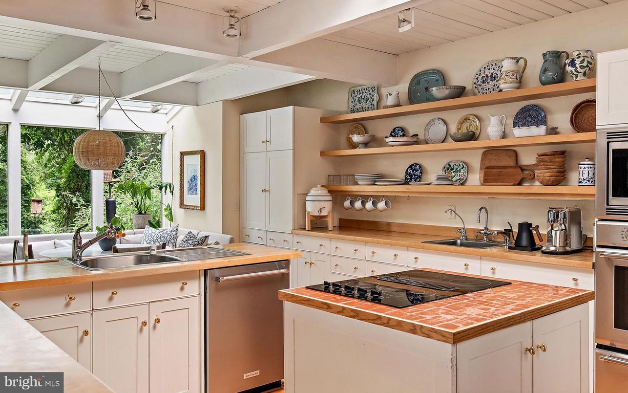 Interior, Kitchen, Stainless Steel Appliances, Tile Countertops