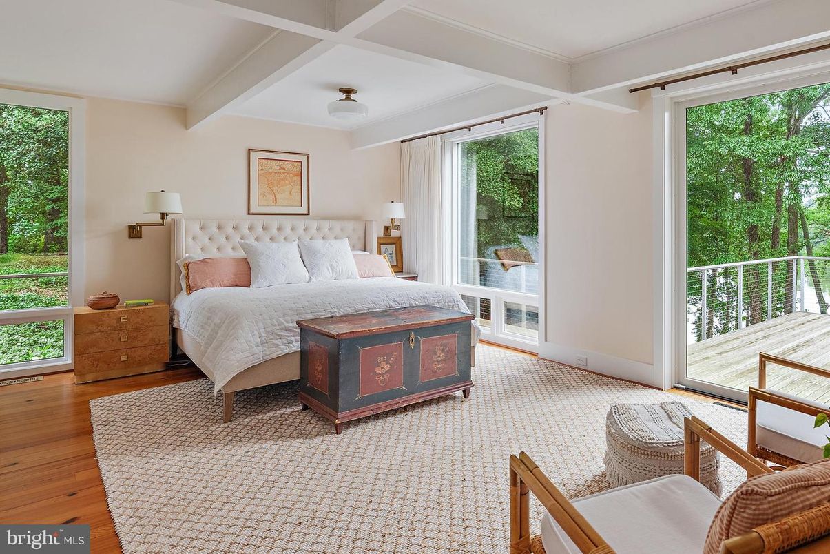 Bedroom, Interior, Wood Texture Flooring