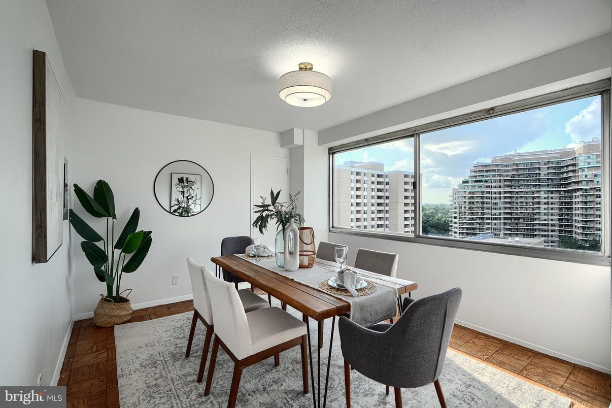 Dining room, Interior, Wood Texture Flooring