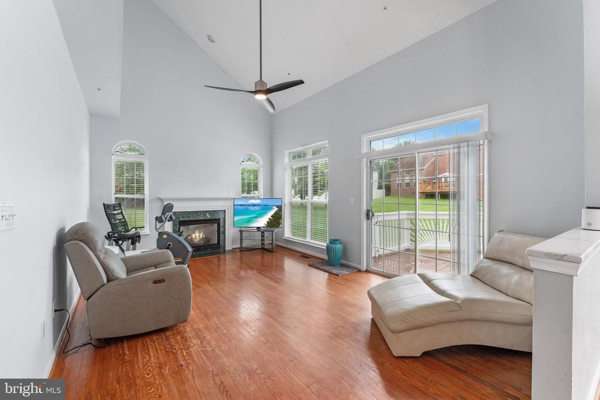 Fireplace, Interior, Wood Texture Flooring