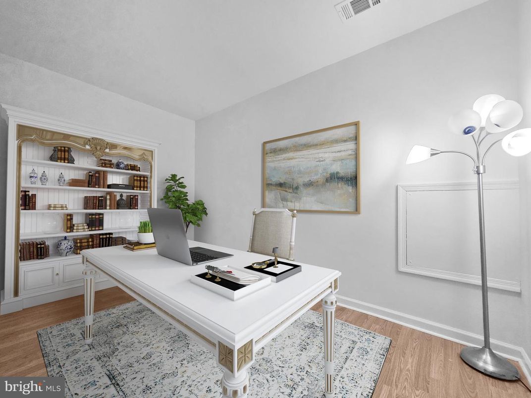 Home Office, Interior, Wood Texture Flooring