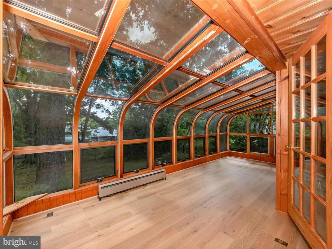 Glass Ceilings, Interior, Sun Room, Wood Texture Flooring