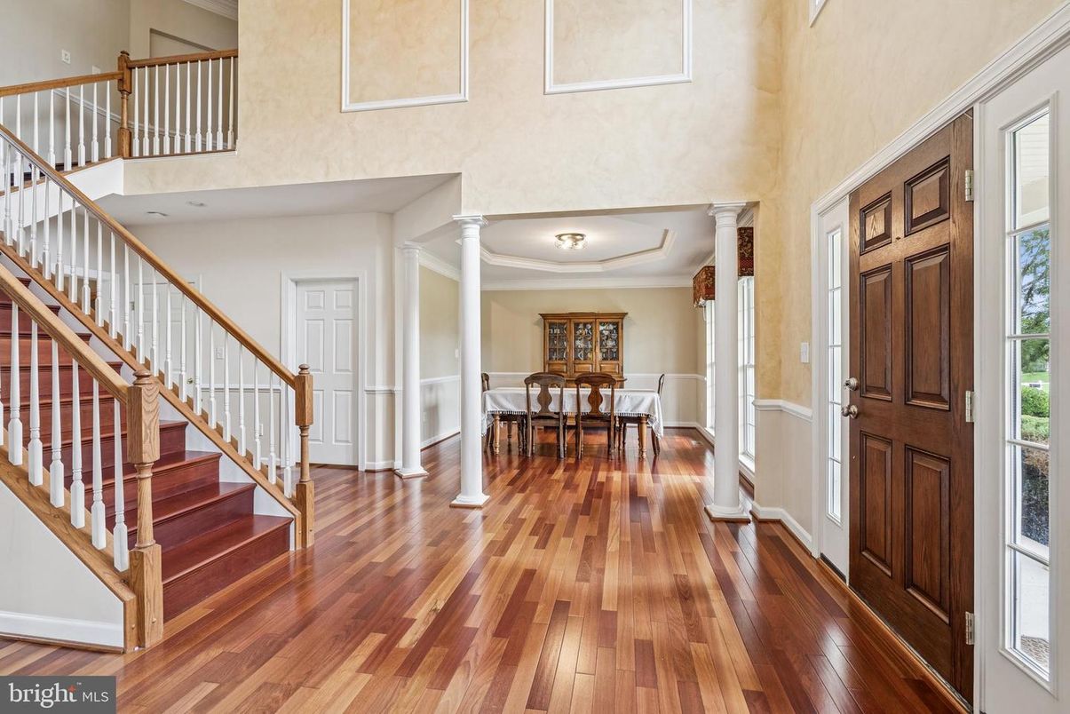 Dining room, Interior, Wood Texture Flooring