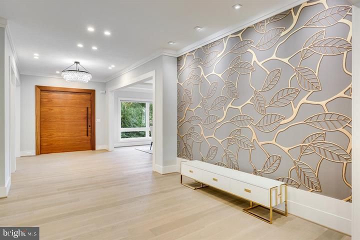 Chandelier, Interior, Recessed Lighting, Wood Texture Flooring