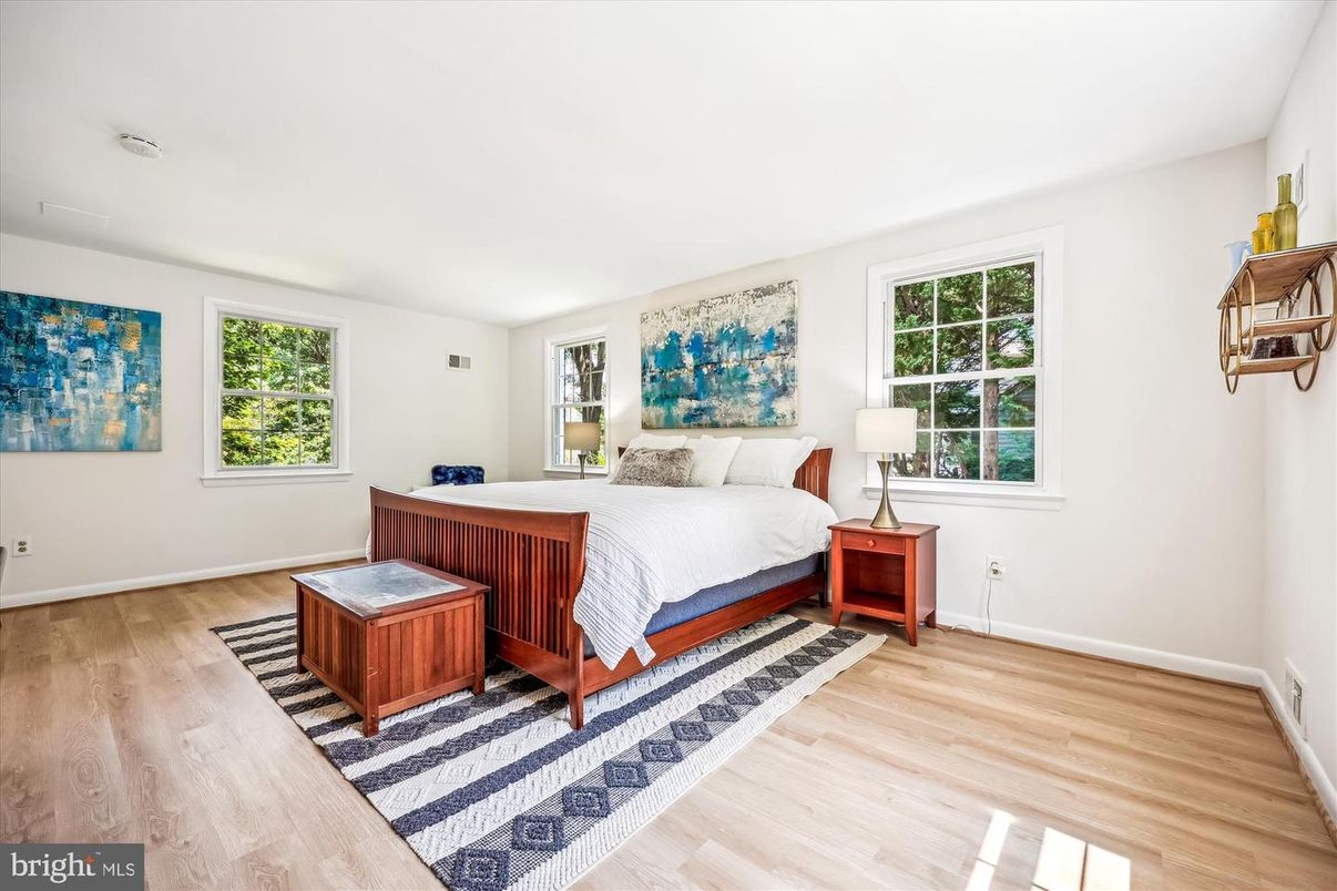 Bedroom, Interior, Wood Texture Flooring