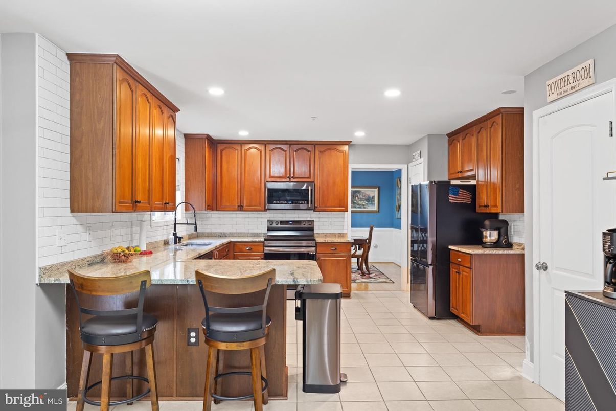 Dining room, Interior, Kitchen, Recessed Lighting
