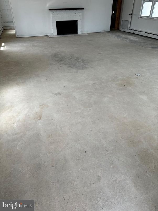 Empty room, Fireplace, Interior