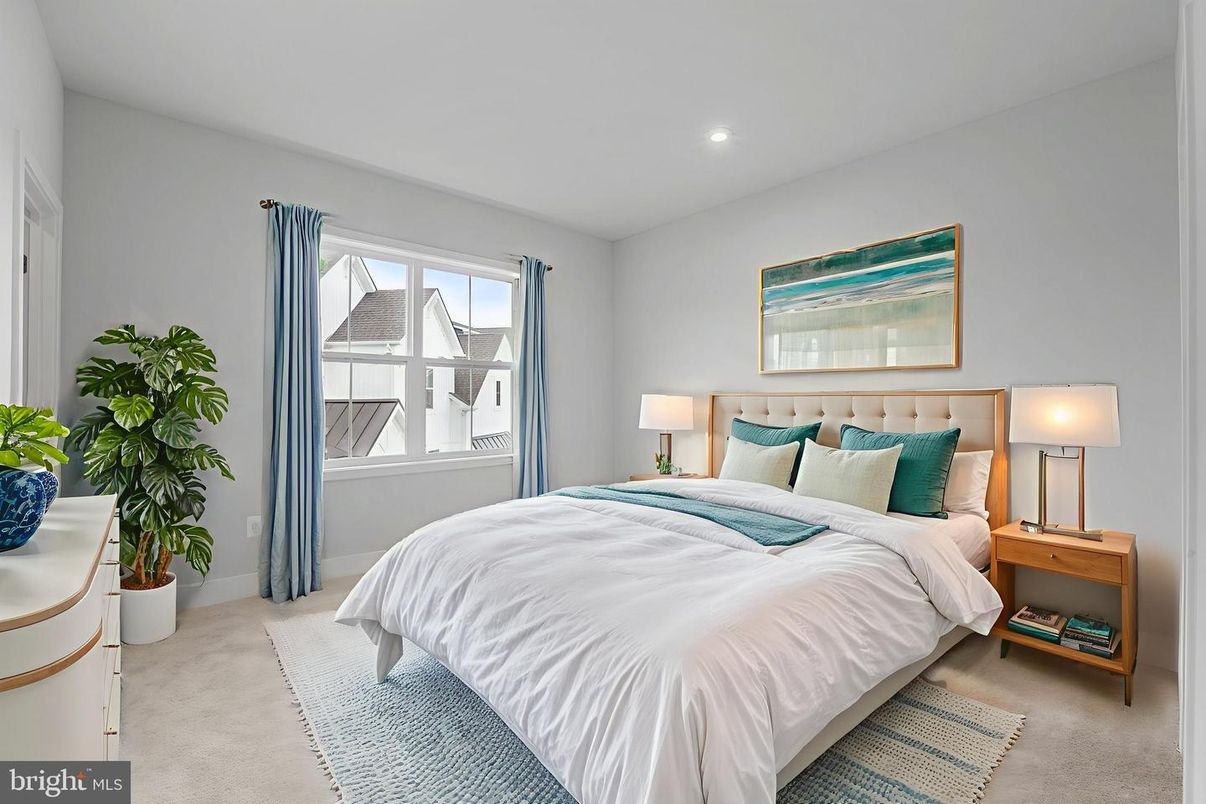 Bedroom, Interior, Recessed Lighting