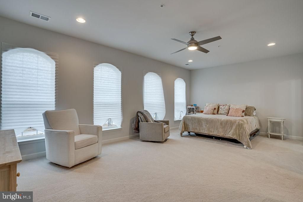 Bedroom, Interior, Recessed Lighting