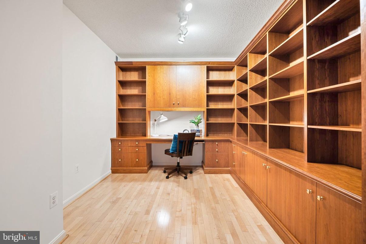 Home Office, Interior, Wood Texture Flooring