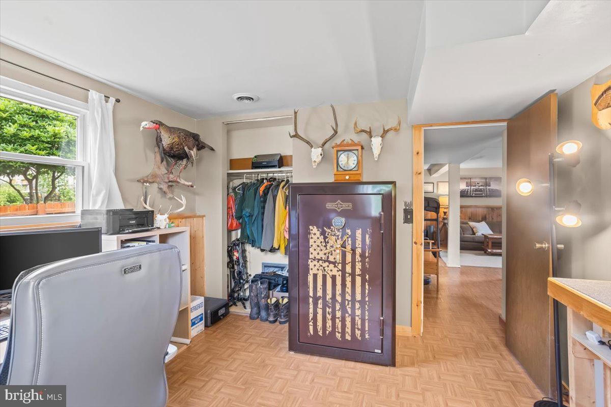 Home Office, Interior, Wood Texture Flooring