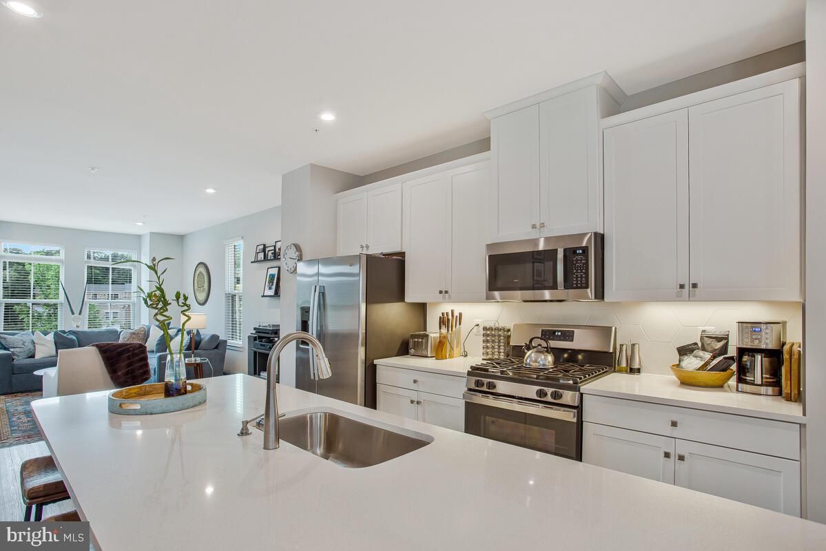 Interior, Kitchen, Recessed Lighting, Stainless Steel Appliances