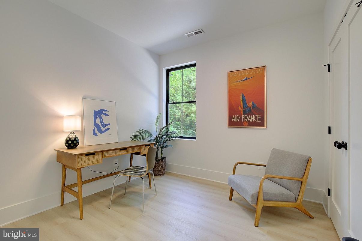 Home Office, Interior, Wood Texture Flooring