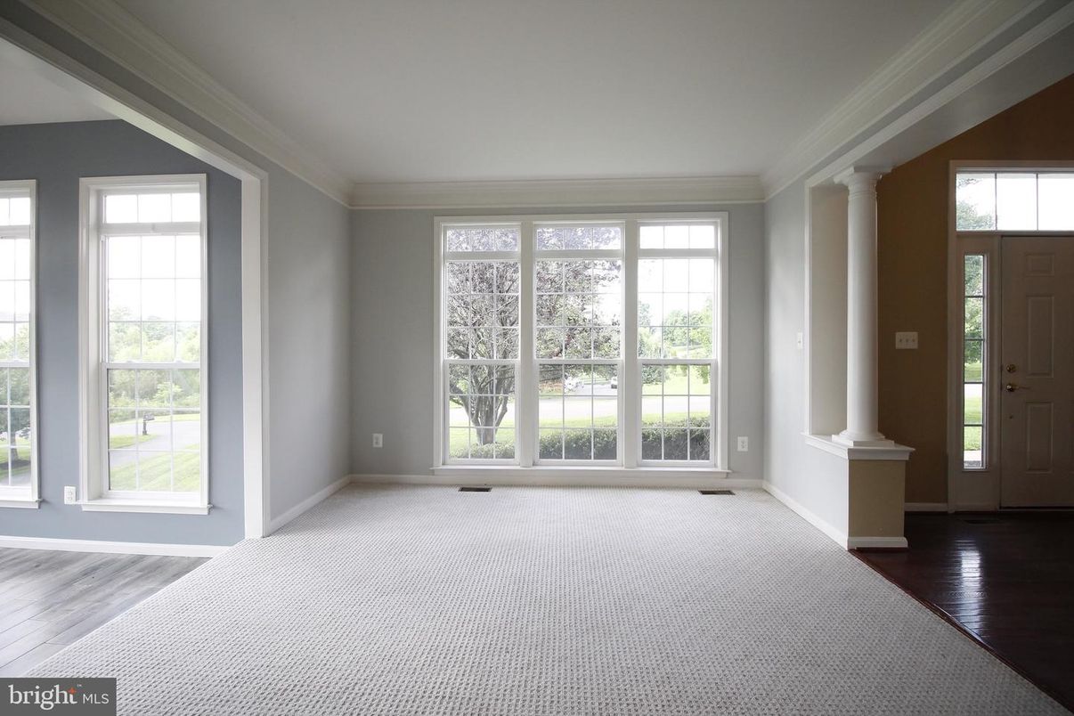 Empty room, Interior, Wood Texture Flooring